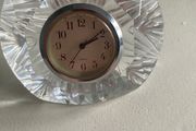 Vintage crystal glass Desk clock