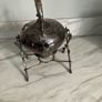 silverplate tea pot with stand Image 4