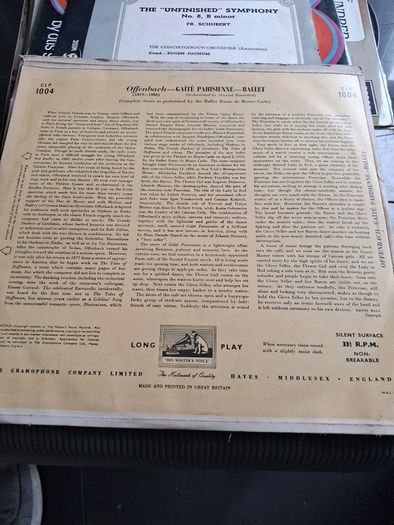 His Masters voice antique classical LP