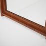 Vintage Swedish Profiled Teak Mirror, 1960s Image 5