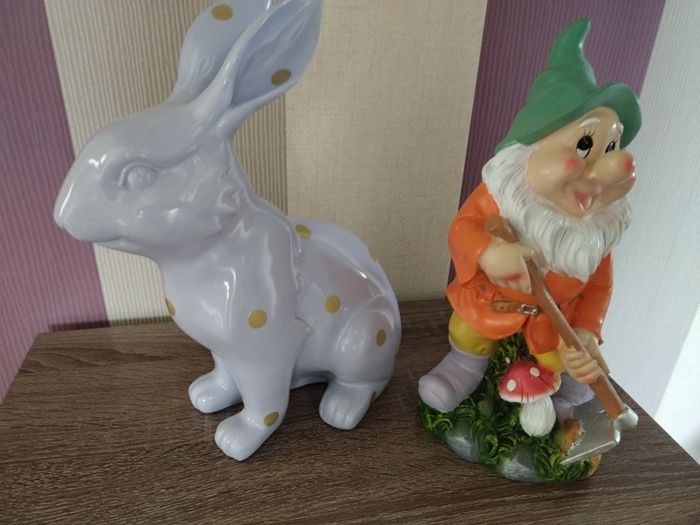 Purple Easter Rabbit Ornament