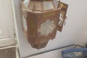 Antique Turkish lantern 45 x 17 cm approx