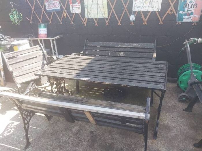 cast iron garden furniture