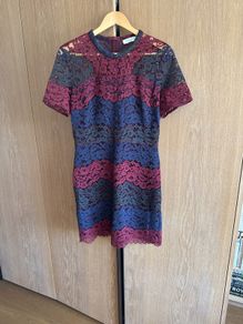 Sandro knee length lace dress size 3 (12)