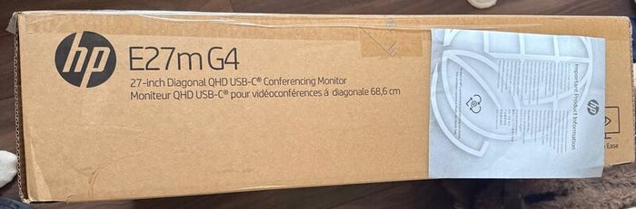 HP brand new monitor, keyboard and mouse