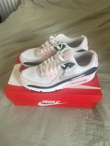 Air Max 90 - White/wolfgrey-pink Foam