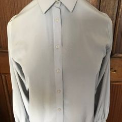 Grey Long Sleeve Blouse