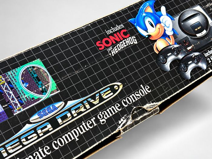 Sega Mega Drive Console - Sonic and Mega Games Rare Variant - Boxed