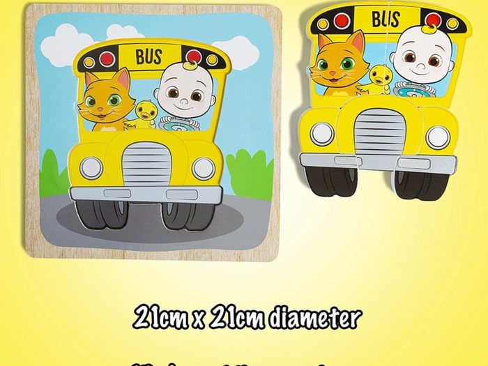 X 3D Wooden Puzzles - Early Development & Activity Toys - CoComelon Toys - CoComelon Puzzle - Wooden Puzzles - Baby Toys - Jigsaws For Children age 2