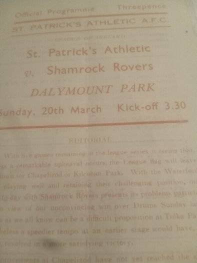 league of Ireland Programmes