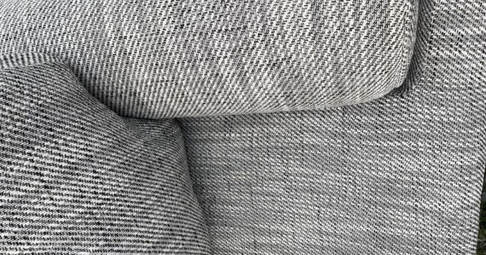 Grey corner L shaped sofa