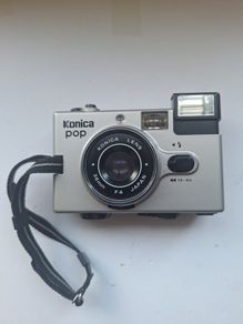 vintage Konica Pop 35mm film camera