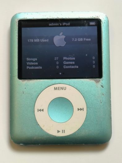 Apple iPod Nano 3rd Gen A1236 8GB/ Used