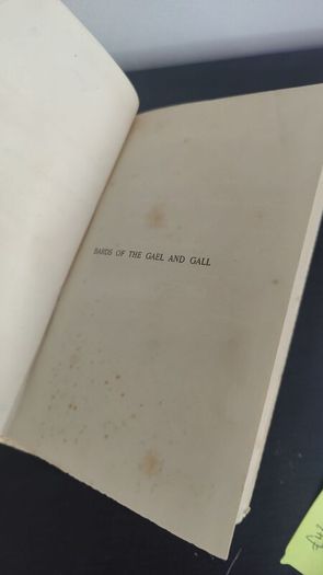 Bards of the Gael and Gall: Examples of the Poetic Literature of Erinn Sigerson, George Published by T. Fisher Unwin, London, 1907
