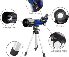70mm Portable Astronomical Travel Refractor Telescope