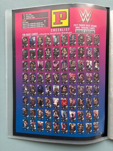 Panini WWE Debut Edition Collection Sticker Album 2022 Empty