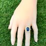 Beautiful Vintage 3.6ct Sapphire & Diamond Ring - 18ct Image 10