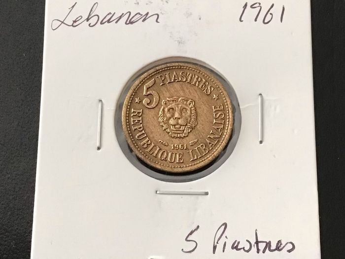 Lebanon 1961 5 Piastres