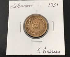Lebanon 1961 5 Piastres