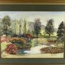 Vintage original watercolour Image 3