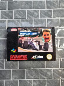 Newman Haas IndyCar w/ Nigel Mansell 1994 SNES Game - CIB - PAL - Tested