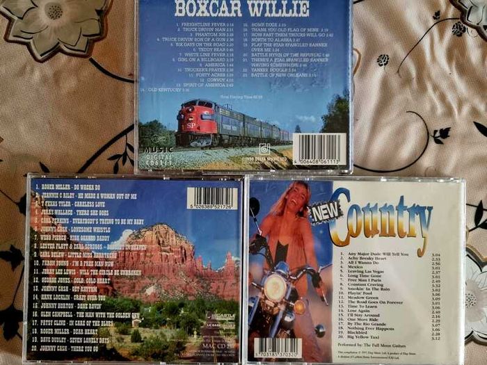 CD Set of 3 CD's, Country Music.