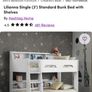 Kids bunk bed with shelving Image 6