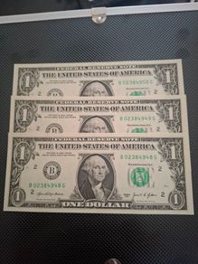 US DOLLARS  (Coneecutive numbers)