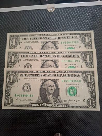 US DOLLARS  (Coneecutive numbers)