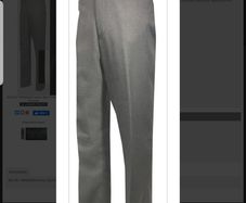 Virginian Senior Grey School Trousers