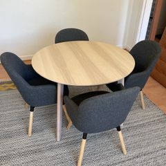 Ikea Lisabo Table and Janolof swivel chair