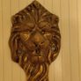 Lion Head Hooks Hangers Antique Brass Image 8