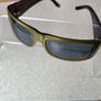 Vintage Guess sunglasses with Olive Green frame & redish Tempkearm Image 9