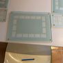 Table mats and matching coasters x 4 in glass Image 5