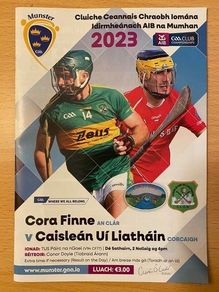 2023 Corofin (Clare) v Castlelyons (Cork) - GAA Munster Hurling Intermediate Club Final Programme