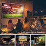 1080P HD Bluetooth Projector ,  Home Movie Projector with Screen, 8000L Outdoor Video Projector with Zoom, Mini Portable Projector Compatible with HDMI,USB, Smartphone,Laptop Image 9
