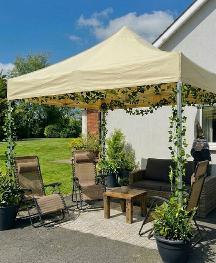 NEW 3x3m ALU50HEX Pop Up Gazebo (4 sides)