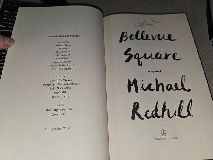 Signed Michael Redhill book