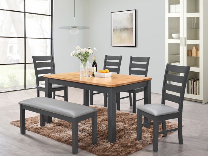 Chelsea Charcoal Dining Set