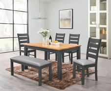 Chelsea Charcoal Dining Set