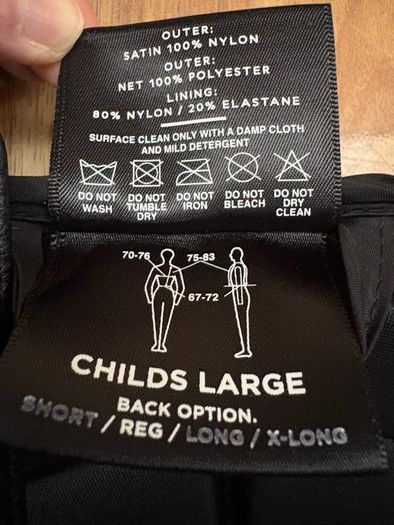 Racesafe Black Provent 3.0 child's body protector size large like new!