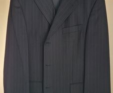 Men's grey pinstripe suit (EU 58/UK48)