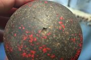 Vintage cricket ball
