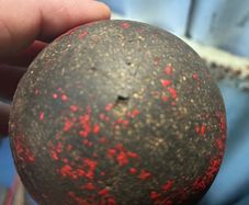 Vintage cricket ball