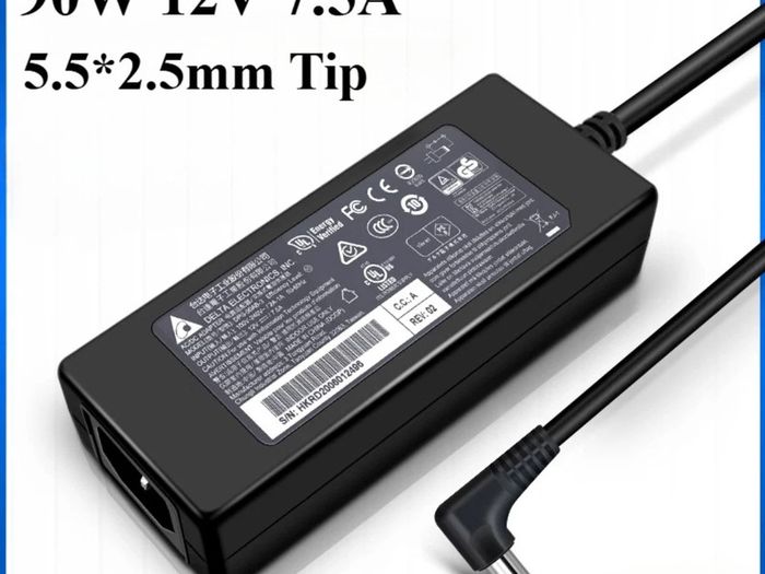 Genuine Delta 12V 7.5A 90W Charger 5.5 x 2.5mm Power Supply Adapter DPS-90AB-3A/ Used