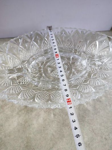 Bohamine Crystal 5 Section Nut Dish.