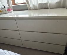 Ikea Malm Chest of 6 drawers