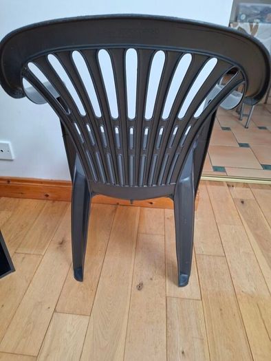 4 X Slate Grey Indoor/ Outdoor Chairs