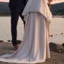 Stunning unique wedding dress size 10. Image 5