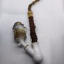 Antique German Handpainted Porcelain Pipe : Hunting Scene Image 5